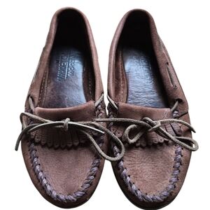 Brown Leather Moccasins